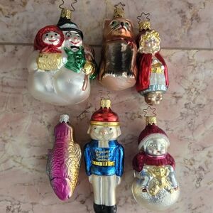Vintage Mercury Glass German Christmas Ornaments